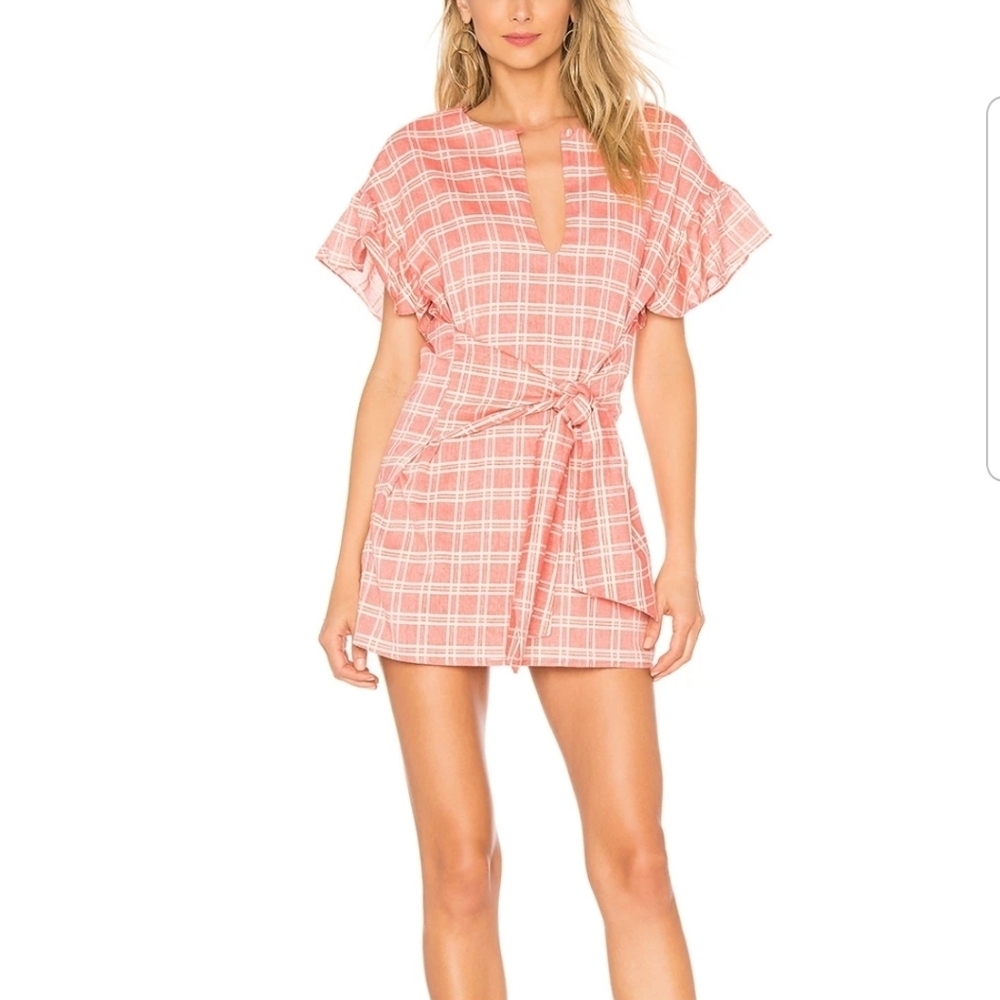 Tularosa Sadie Dress in Coral NWT
